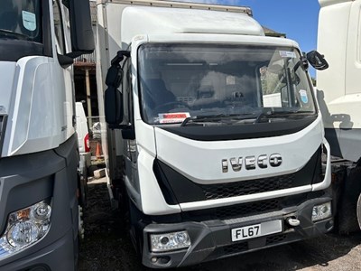 Lot 94 - 2017 (67 Plate) Iveco 75.160E Box Euro 6 NON RUNNER