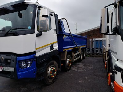 Lot 80 - 2021 Renault C Cab Steel Body Tipper Euro 6