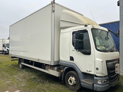 Lot 76 - 2018 (67 Plate) DAF LF 180 Rigid Box Euro 6 NON RUNNER