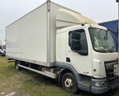 Lot 49 - 2018 (67 Plate) DAF LF 180 Rigid Box Euro 6 NON RUNNER