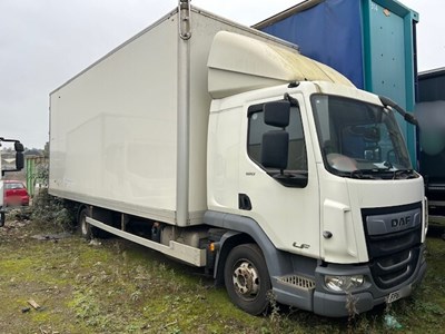 Lot 77 - 2018 (67) DAF LF 180 Rigid Box Euro 6 NON RUNNER