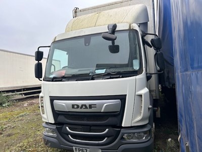 Lot 77 - 2018 (67) DAF LF 180 Rigid Box Euro 6 NON RUNNER