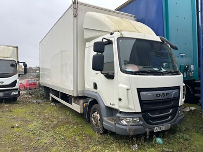 Lot 77 - 2018 (67) DAF LF 180 Rigid Box Euro 6 NON RUNNER