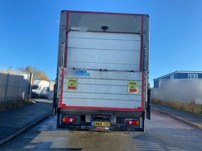 Lot 63 - 2016 (66 Plate) DAF LF 220 FA Rigid Box Euro 6