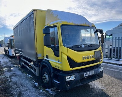 Lot 87 - 2016 (66 Plate) Iveco Eurocargo 150E21S S-A Rigid Curtainside Euro 6