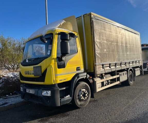 Lot 87 - 2016 (66 Plate) Iveco Eurocargo 150E21S S-A Rigid Curtainside Euro 6