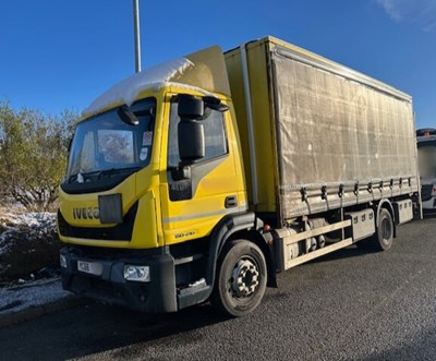 Lot 29 - 2016 (66 Plate) Iveco Eurocargo 150E21S S-A Rigid Curtainside Euro 6