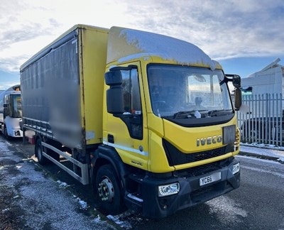 Lot 87 - 2016 (66 Plate) Iveco Eurocargo 150E21S S-A Rigid Curtainside Euro 6