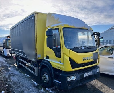 Lot 87 - 2016 (66 Plate) Iveco Eurocargo 150E21S S-A Rigid Curtainside Euro 6