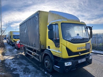 Lot 59 - 2016 (66 plate) Iveco Eurocargo 150-210 Rigid Curtainside Euro 6
