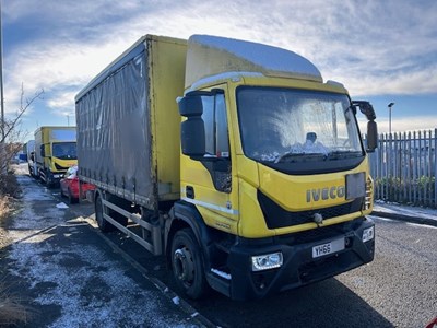 Lot 59 - 2016 (66 plate) Iveco Eurocargo 150-210 Rigid Curtainside Euro 6