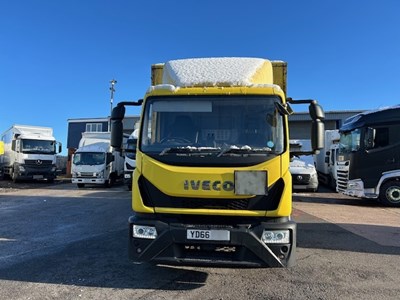 Lot 86 - 2016 (66 plate) Iveco Eurocargo 150-210 Rigid Curtainside Euro 6