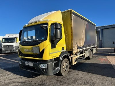 Lot 30 - 2016 (66 plate) Iveco Eurocargo 150-210 Rigid Curtainside Euro 6