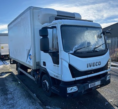 Lot 62 - 2018 (68 Plate) Iveco Eurocargo 75E16S S-A Fridge Unit Euro 6