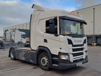 Lot 23 - 2021 Scania G410 18000KG 4x2 Artic Gas Powered Tractor Unit Euro 6