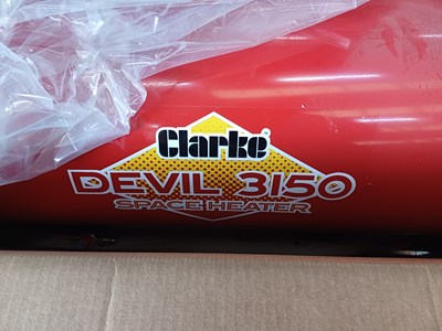 Lot 61 - Clarke Devil 3150 Portable Propane Space Heater - Unboxed
