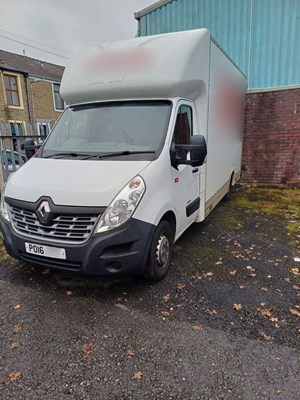 Lot 36 - 2016 Renault Master 125.35 Luton Box LWB Van Euro 6