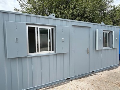 Lot 98 - Steel Anti-Vandal Portable Cabin 20 x 10ft