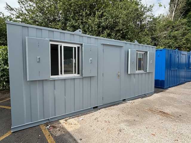 Lot 98 - Steel Anti-Vandal Portable Cabin 20 x 10ft