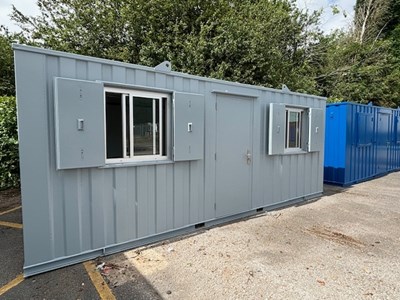 Lot 74 - Steel Anti-Vandal Portable Cabin 20 x 10ft