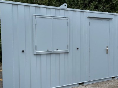 Lot 98 - Steel Anti-Vandal Portable Cabin 20 x 10ft