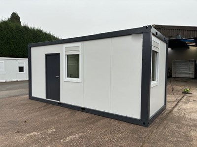 Lot 64 - Modular Portable Office/Security Cabin with Toilet & Shower