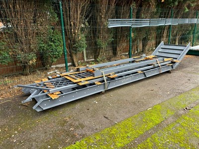 Lot 76 - Steel Staircase with Landing