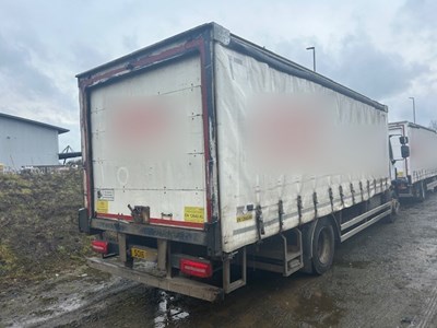 Lot 15 - 2016 DAF LF 220 Rigid Curtainside Euro 6 - NOT ROAD WORTHY