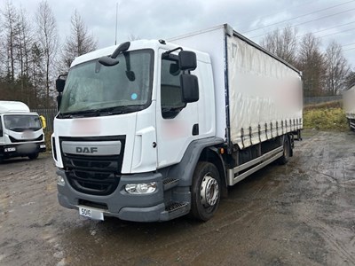 Lot 2 - 2016 DAF LF 220 Rigid Curtainside Euro 6
