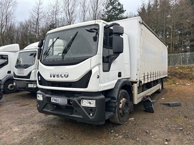 Lot 11 - 2016 (66 Plate) Iveco Eurocargo 180E Rigid Curtainside Euro 6