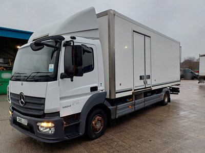 Lot 27 - 2015 Mercedes Atego 4x2 Fridge Rigid Box Euro 5