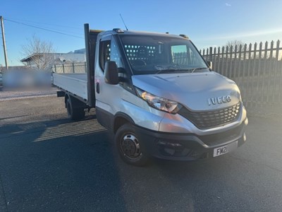 Lot 9 - 2021 Iveco Daily 35C14 Flatbed Dropside Euro 6