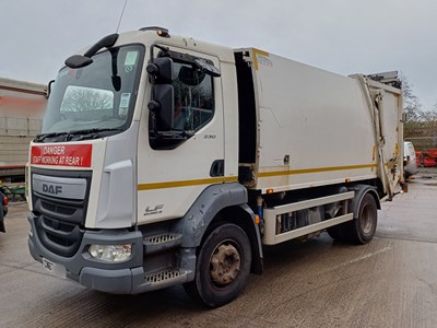 Lot 13 - 2017 (67 Plate) DAF LF230 FA 4x2 Refuse Collection Vehicle Euro 6