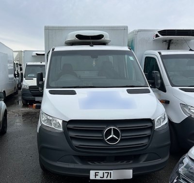 Lot 19 - 2021 (71 Plate) Mercedes Sprinter 315 Progressive CDI Fridge Unit Euro 6