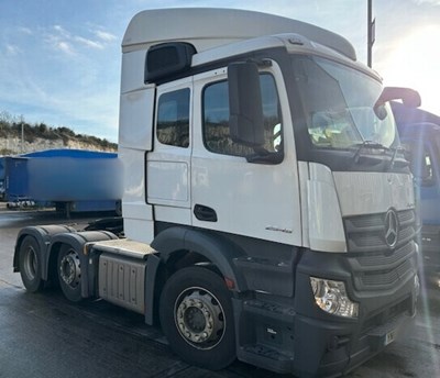 Lot 14 - 2018 Mercedes Actros 2545 6x2 Tractor Unit Euro 6