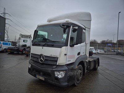 Lot 13 - 2017 (67 Plate) Mercedes Actros 1840 4x2 Tractor Unit Euro 6