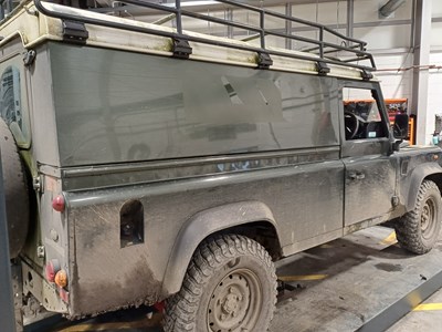 Lot 27 - 2007 (57 Plate) Land Rover Defender 110 Hard Top 4x4 Euro 4