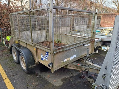 Lot 57 - Ifor Williams Caged Tandem Axle Trailer