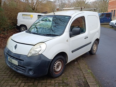 Lot 38 - 2011 (61 Plate) Renault Kangoo Compact Panel Van Euro 5