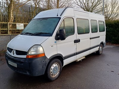 Lot 26 - 2009 Renault Master LM39 DCI 100 16 Seat Minibus Euro 4