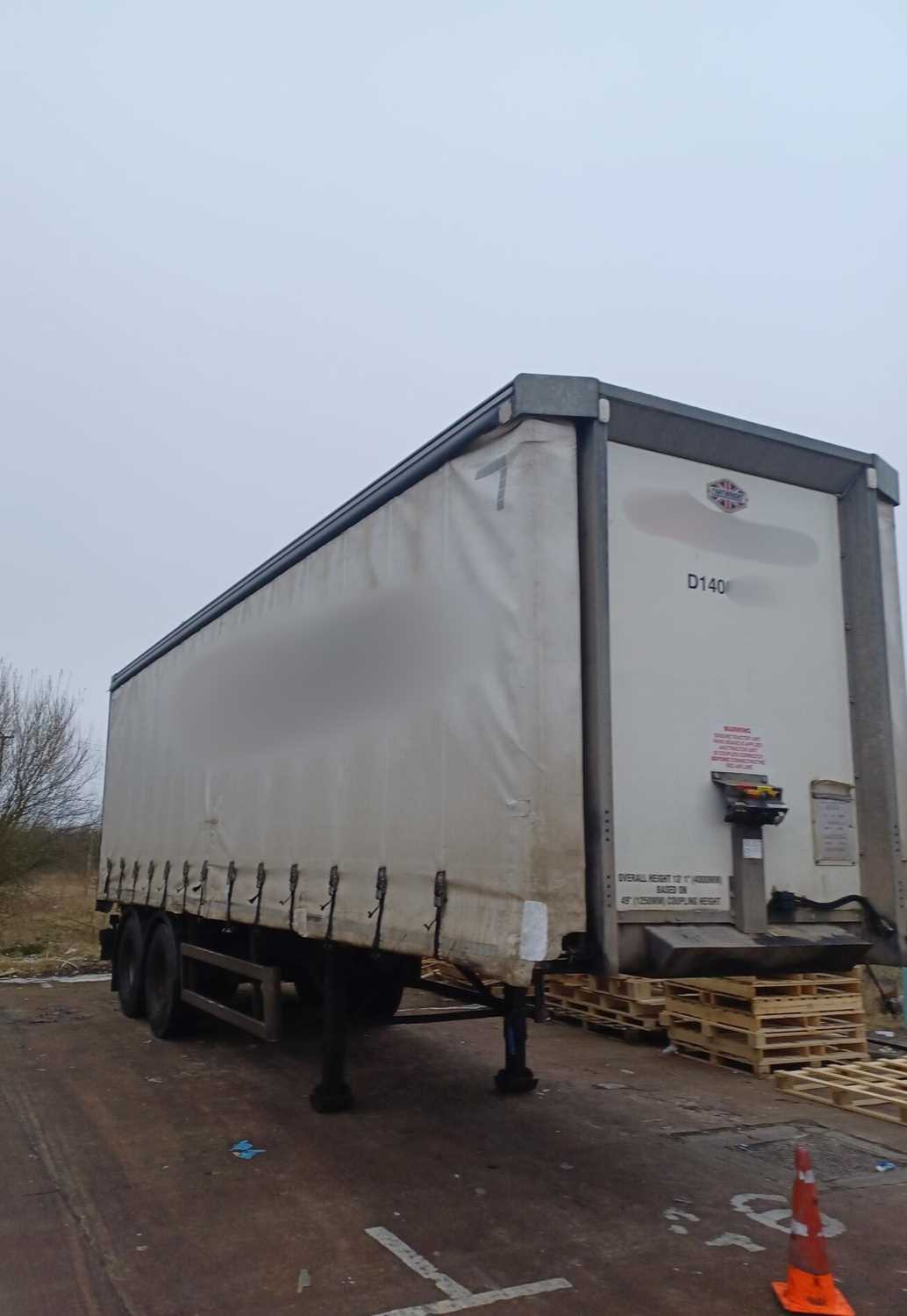 Lot 46 - 2014 Cartwright 2 Axle Urban Curtainside Trailer