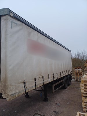 Lot 46 - 2014 Cartwright 2 Axle Urban Curtainside Trailer