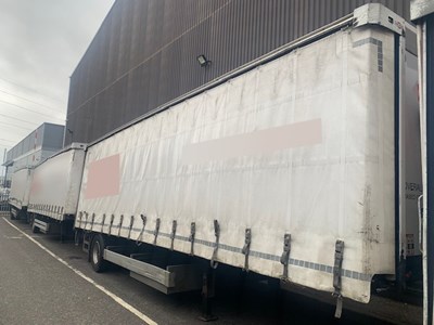 Lot 13 - 2012 Don Bur UB18AW Urban Single Axle Curtain Sided Trailer
