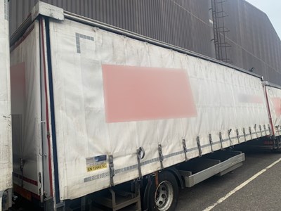 Lot 13 - 2012 Don Bur UB18AW Urban Single Axle Curtain Sided Trailer