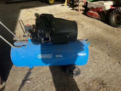 Lot 82 - Draper 100L Air Compressor