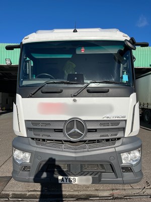 Lot 3 - 2020 (69 Plate) Mercedes Actros 1824 Rigid Curtainside Euro 6