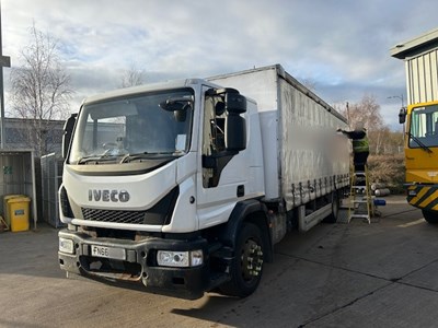 Lot 11 - 2016 (66 Plate) Iveco Eurocargo 180E Rigid Curtainside Euro 6