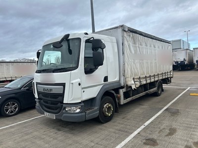Lot 8 - 2016 DAF LF 180 FA Rigid Curtainside Euro 6 NON RUNNER
