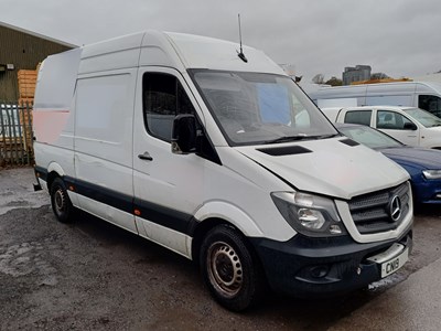 Lot 75 - 2019 Mercedes Sprinter 314CDI Panel Van Euro 6