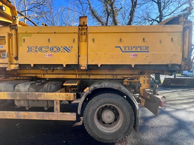 Lot 5 - 2016 (66 Plate) Mercedes Arocs 1824 Econ Tipper with Gritter Body and Plough Attachment Euro 6